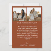 アーチエレガントテラコッタelopement発表 セーブザデート (裏面)