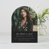 アーチエレガントト写真卒業 招待状 (スタンド正面)