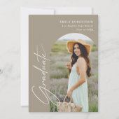 アーチエレガントト写真卒業 招待状 (正面)