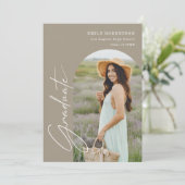 アーチエレガントト写真卒業 招待状 (スタンド正面)