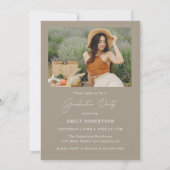 アーチエレガントト写真卒業 招待状 (裏面)