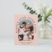 アーチエレガントフォトウェディングレセプション招待状 案内ポストカード (スタンド正面)