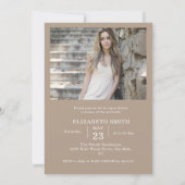 アーチエレガントフォトカレッジ高校卒業 招待状 (裏面)