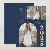 アーチエレガントフォトカレッジ高校卒業 案内状 (正面/裏面)