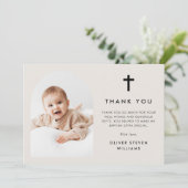 アーチエレガントフォトバプテスマ サンキューカード (スタンド正面)