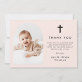 アーチエレガントフォトバプテスマ サンキューカード (正面)