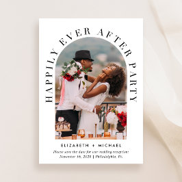 アーチエレガントフォトQRコード結婚披露宴 セーブザデート