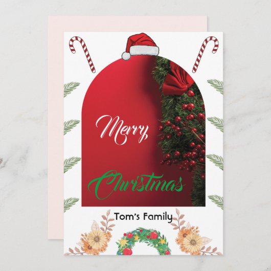 アーチエレガントムの緑の葉 シーズンカード (正面/裏面)