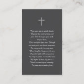 アーチエレガントー葬儀祈りの言葉写真 名刺 (裏面)