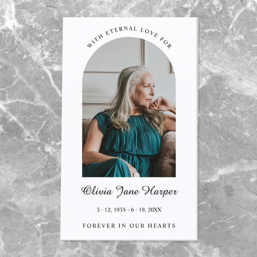 アーチエレガントー葬儀祈りの言葉写真 名刺