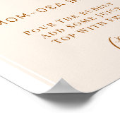 アーチオーチャードパンパスグラスベビーシャワーママオサ徴候 ポスター (角)