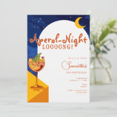 アーチオールナイトモダンロングスピリッツ夏誕生日 招待状 (スタンド正面)