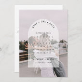 アーチカレンダー写真 保存日招待状 招待状 (正面/裏面)