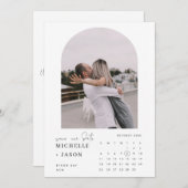 アーチカレンダー写真 Save the Date 招待状 (正面/裏面)