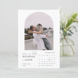 アーチカレンダー写真 Save the Date 招待状