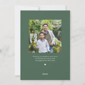 アーチグリーティングエディタブルカラーホリデーカード シーズンカード (裏面)