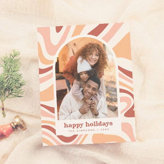 アーチグルーヴモダンィークリスマスホリデーフォトバジェット