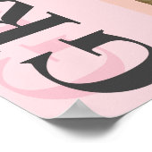 アーチスタイリッシュト写真卒業記念 ポスター (角)