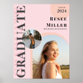 アーチスタイリッシュト写真卒業記念 ポスター (正面)