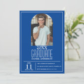 アーチスタイリッシュフォト卒業招待状 招待状 (スタンド正面)