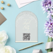 アーチスタイルフローラ結婚のQRコード招待状 アクリル招待状 (インサイチュ (ウェディング))