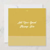 アーチスタイル結婚自然サンキューカード サンキューカード (裏面)