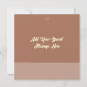 アーチスタイル結婚自然サンキューカード サンキューカード (裏面)