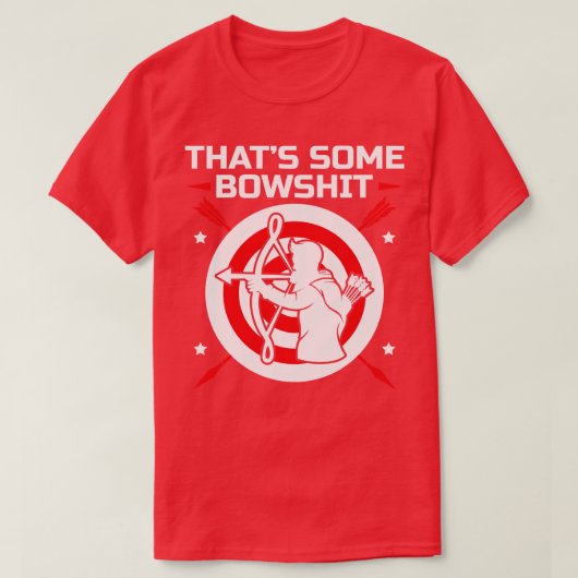 アーチスポーツ射手アーチェリー矢印と弓40 Tシャツ (デザイン正面)