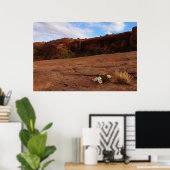 アーチスリックロックと夕べプリムローズランドスケープ ポスター (ホームオフィス)