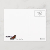 アーチスリックロックと夕べプリムローズランドスケープ ポストカード (裏面)