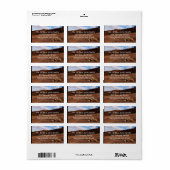 アーチスリックロックと夕べプリムローズランドスケープ ラベル (フルシート)