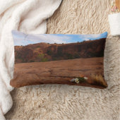 アーチスリックロックと夕べプリムローズランドスケープ ランバークッション (ブランケット)