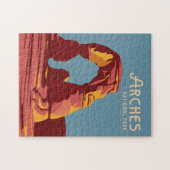 アーチス国立公園のお土産またはギフト ジグソーパズル (横)