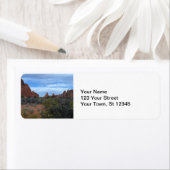 アーチス国立公園のシーン ラベル (インサイチュ)