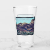 アーチス国立公園のポスター タンブラーグラス (裏面)