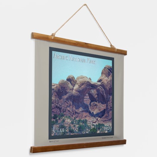 アーチス国立公園のポスター 吊り下げ型タペストリー (傾斜あり)