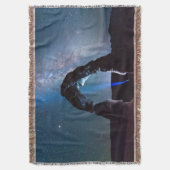 アーチス国立公園の夜MOAB スローブランケット (正面縦)