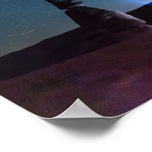 アーチス国立公園の夜MOAB ポスター (角)