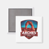 アーチス国立公園の魔法の夜 マグネット (正面/裏面)