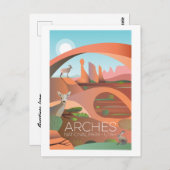 アーチス国立公園はがき ポストカード (正面/裏面)