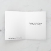 アーチス国立公園サンドストーンがユタの写真を監督 カード (内部)