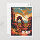 アーチス国立公園ユタ州アメリカ国立公園 ポストカード (正面/裏面)