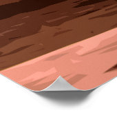 アーチス国立公園ヴィンテージポスター ポスター (角)