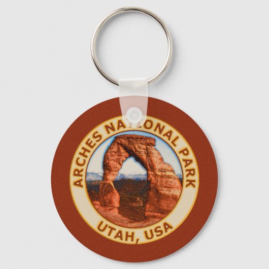 アーチス国立公園 キーホルダー (正面)