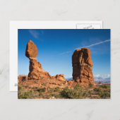 アーチス国立公園 – バランスの取れたロックポストカード ポストカード (正面/裏面)