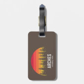 アーチス国立公園 ラゲッジタグ (裏面縦)