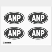 アーチス国立公園 楕円形シール (シート)