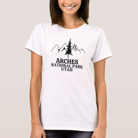アーチス国立公園 Tシャツ (正面)