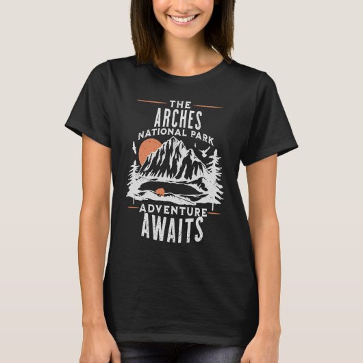 アーチス国立公園 Tシャツ (正面)