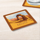 アーチス国立公園 | Utah スクエアペーパーコースター (アングル)